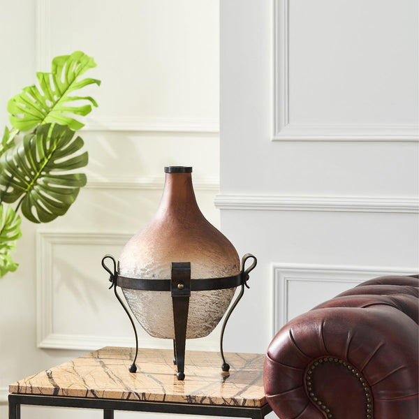 THALIA DECOR VASE OAKWOOD