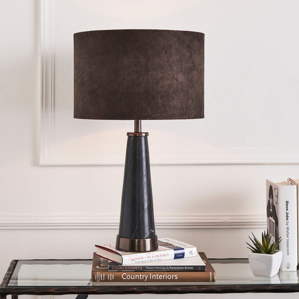SERGIO TABLE LAMP BLACK