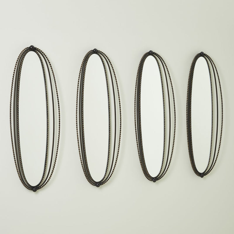 CARCANET WALL MIRROR OAKWOOD