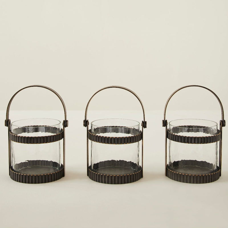 PLUTON LANTERNS- SET OF 3