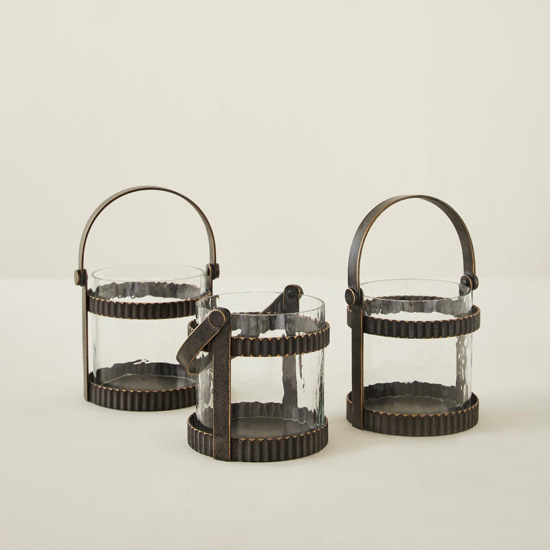 PLUTON LANTERNS- SET OF 3