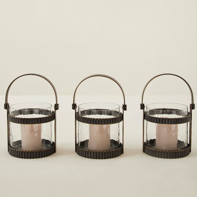PLUTON LANTERNS- SET OF 3