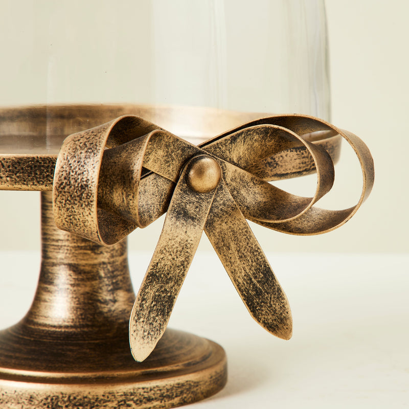 ROSETTE CLOCHE ANTIQUE GOLD