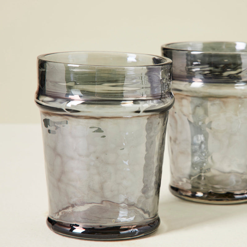 JUNO WATER TUMBLER  SET OF 4 BLACK