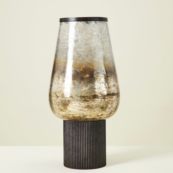 SILVANUS TABLE UPLIGHTER OAKWOOD