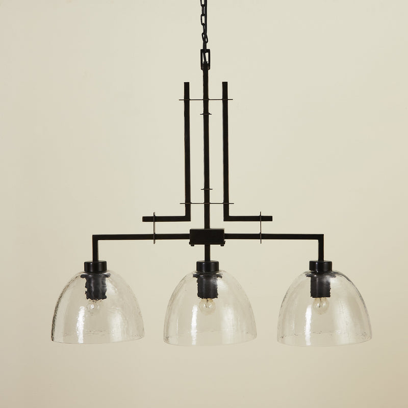 TROY 3 LIGHT CHANDELIER BRONZE