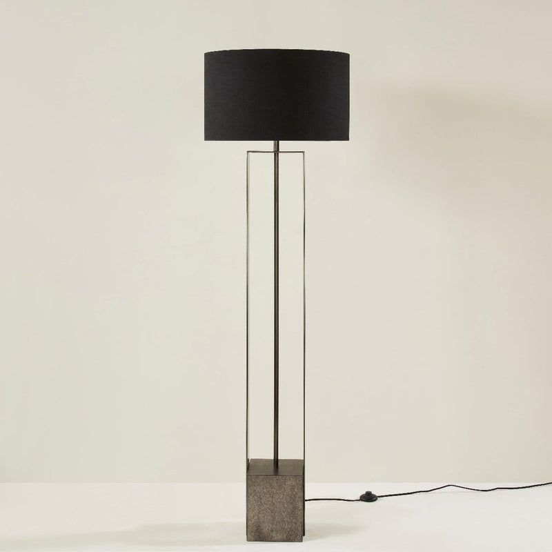 PERCH FLOOR LAMP SILVER