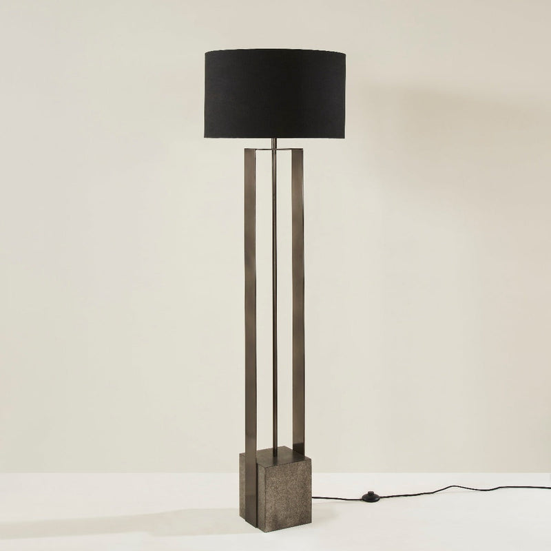 PERCH FLOOR LAMP SILVER