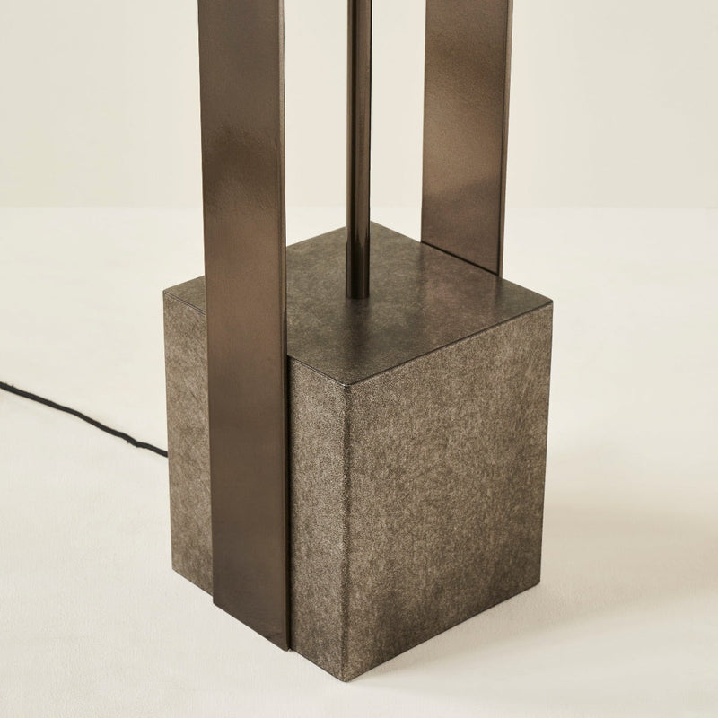 PERCH FLOOR LAMP SILVER