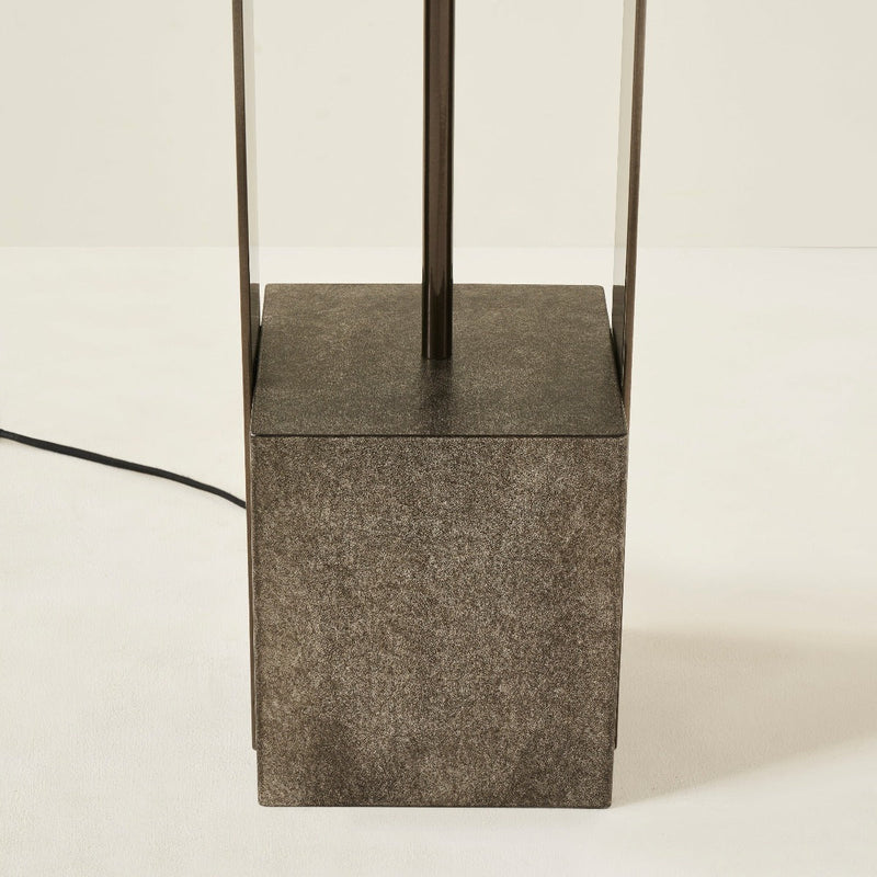 PERCH FLOOR LAMP SILVER