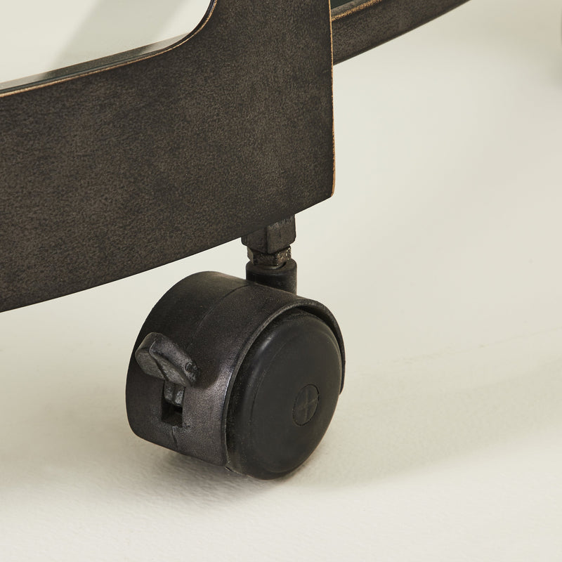 THEBES BARCART OAKWOOD