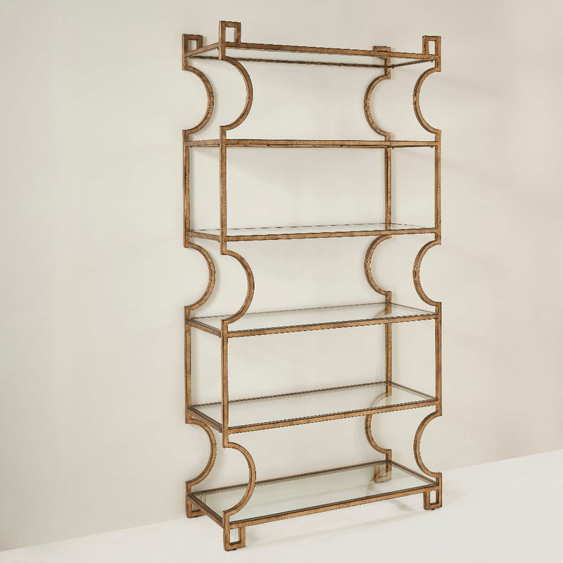 CRONUS KEY SHELVING UNIT CHAMPAGNE
