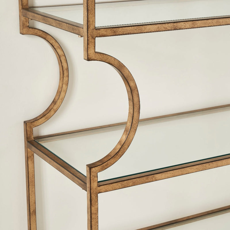 CRONUS KEY SHELVING UNIT CHAMPAGNE