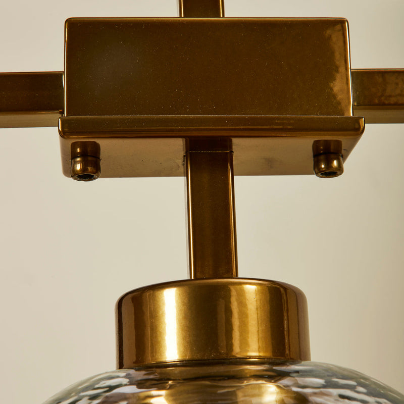 TROY 3 LIGHT CHANDELIER CHAMPAGNE