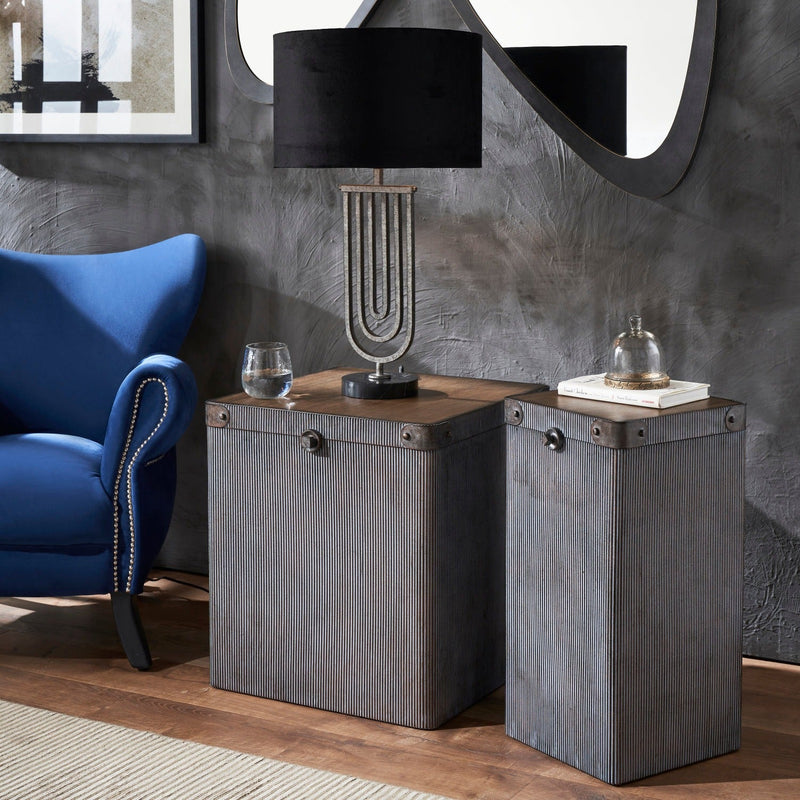 OTUS TABLE LAMP SILVER