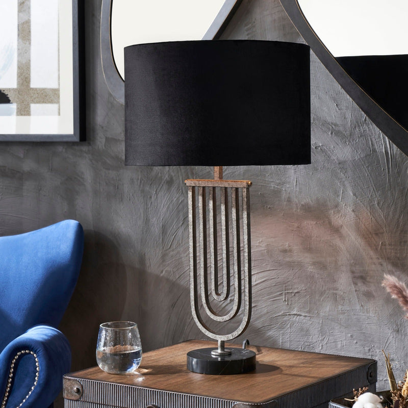 OTUS TABLE LAMP SILVER