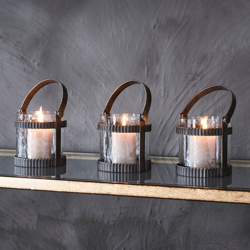 PLUTON LANTERNS- SET OF 3