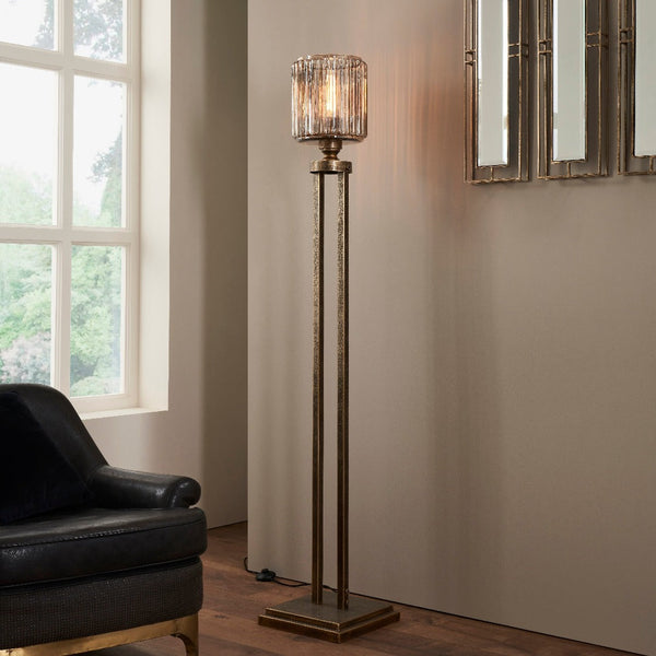 ERSA FLOOR UPLIGHTER GOLD