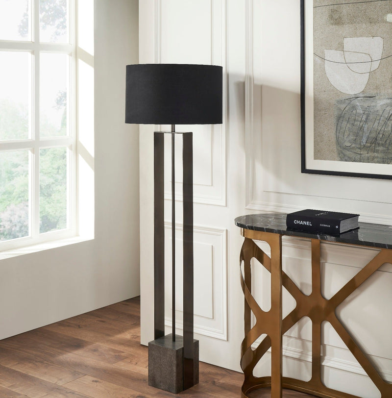 PERCH FLOOR LAMP SILVER