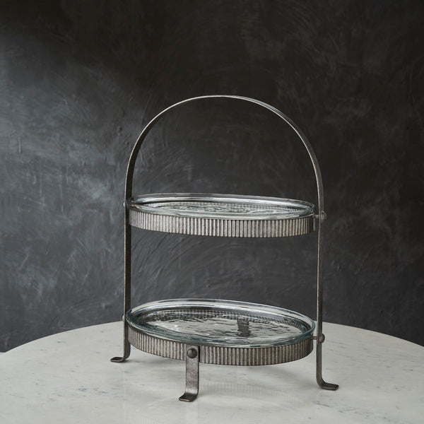 LEGACY TIERED STAND SILVER